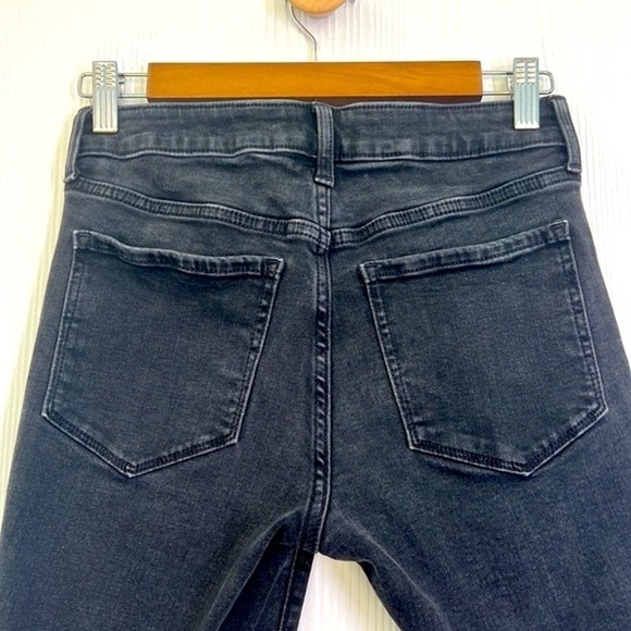 GAP - Y2K Black Stonewash Distressed Denim Jean Legging Size 4 - Picture 10 of 11